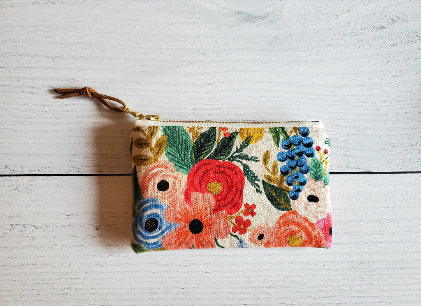Rifle Paper Canvas Coin Purse