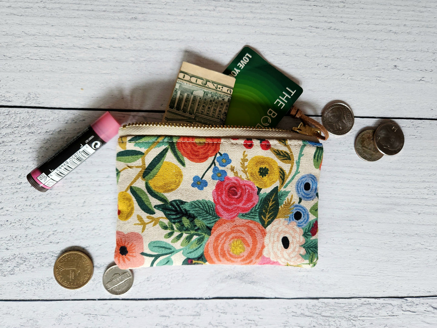 Rifle Paper Canvas Coin Purse